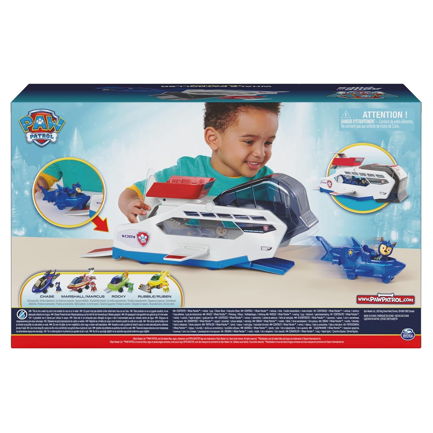 Paw Patrol Aqua Pups Whale Patroller