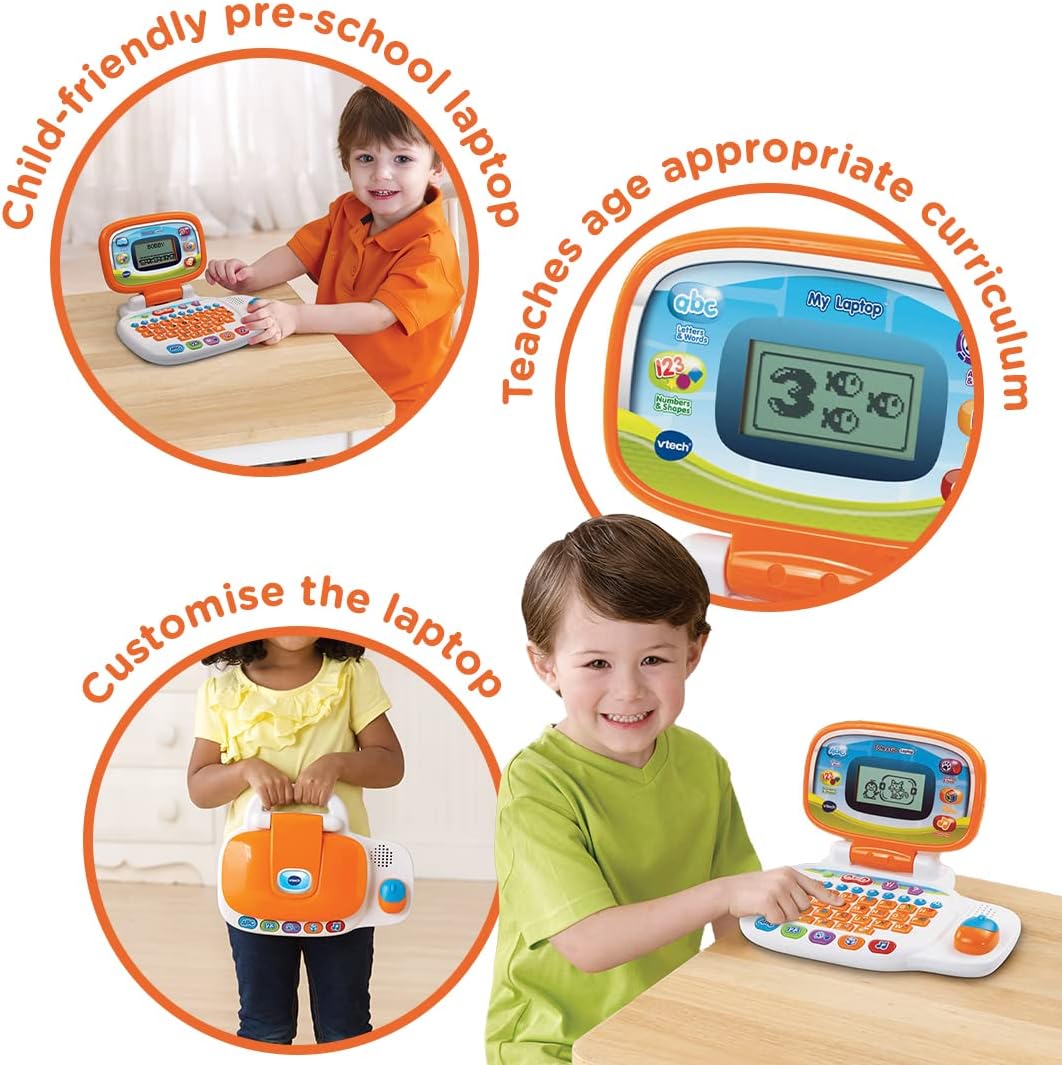 VTech  Pre School Laptop Interactive Educational Computer Toy with 30 Activities