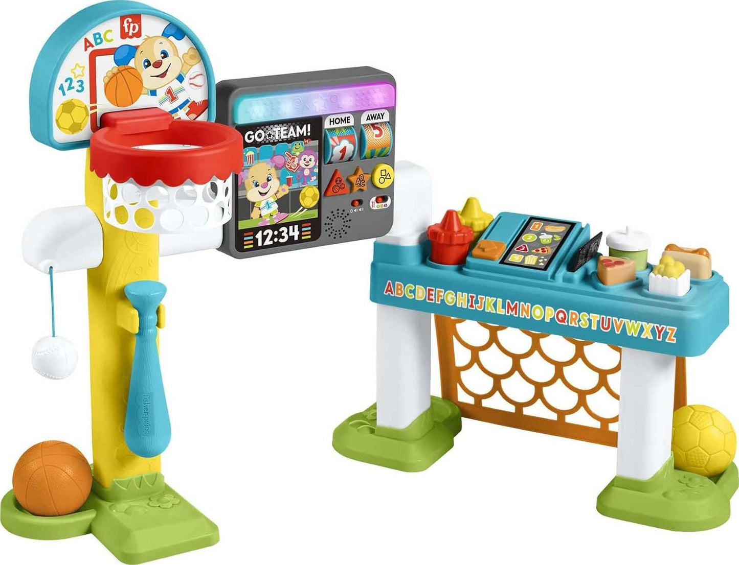 Fisher-Price Toddler Learning 4-in-1 Game Experience Sports Activity Center