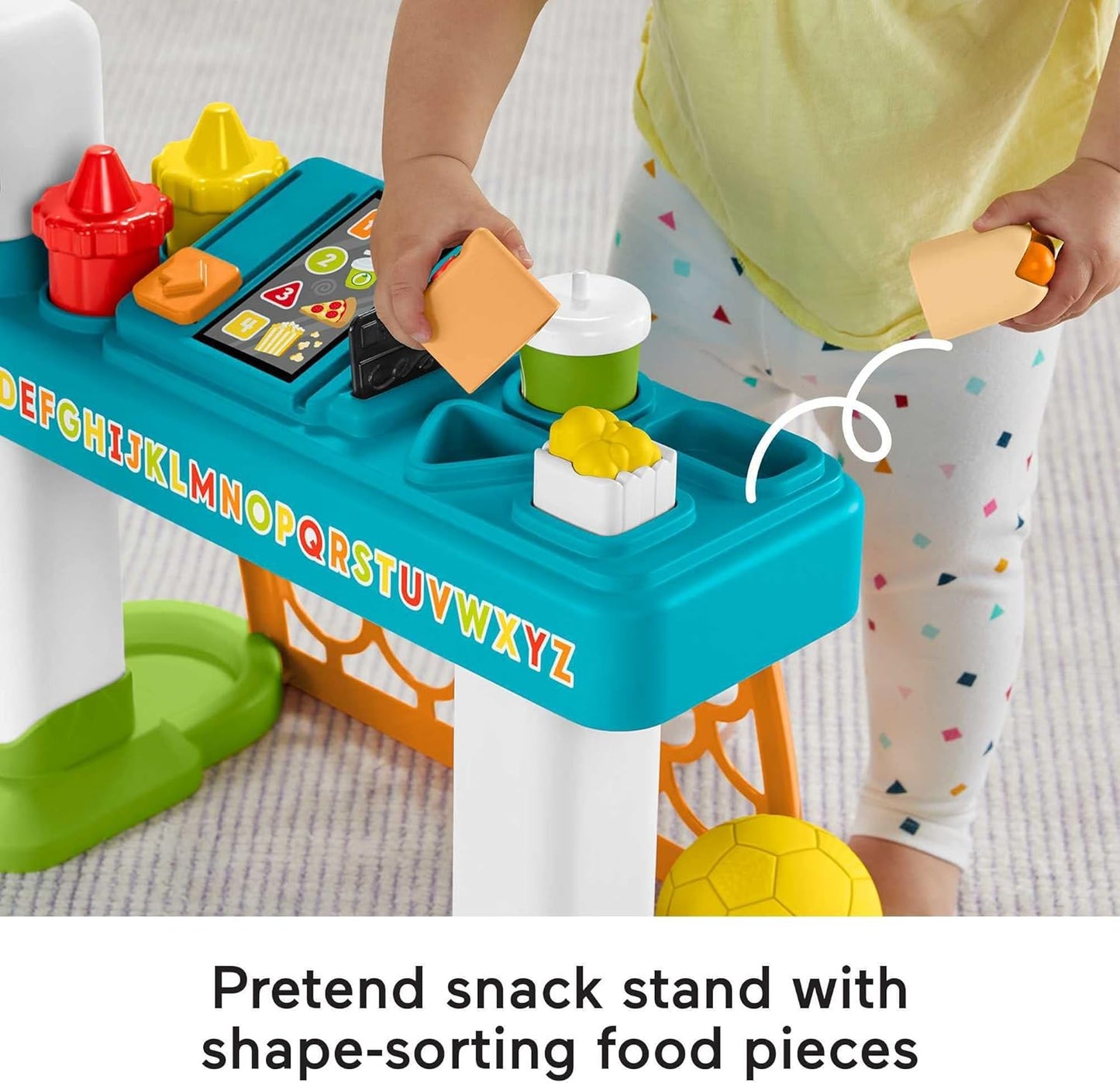 Fisher-Price Toddler Learning 4-in-1 Game Experience Sports Activity Center