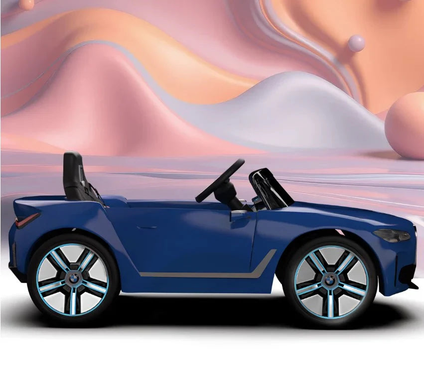 EMotorad BMW i4 Ride-On Car for Kids-(Blue)