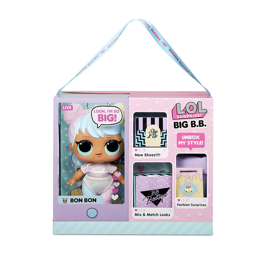 LOL Surprise! Big BB Bon Bon - 11 Inch Large Baby Doll with Colorful Surprises - Toy Doll and Doll Accessories - Happy Birthday Collectible Girls Gifts and Toys
