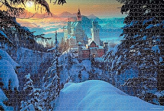 Frank Neuschwanstein Castle 1000 Piece Jigsaw Puzzle for Kids and Adults