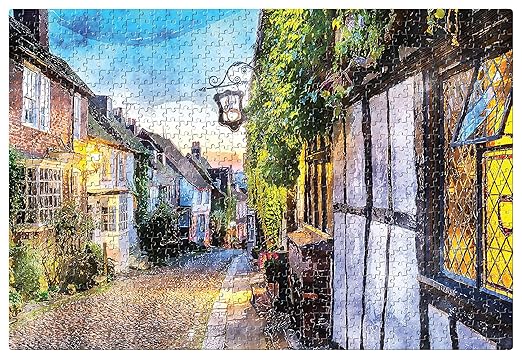 Frank Cobbled Street Jigsaw Puzzle (1000 Pieces) for Adults