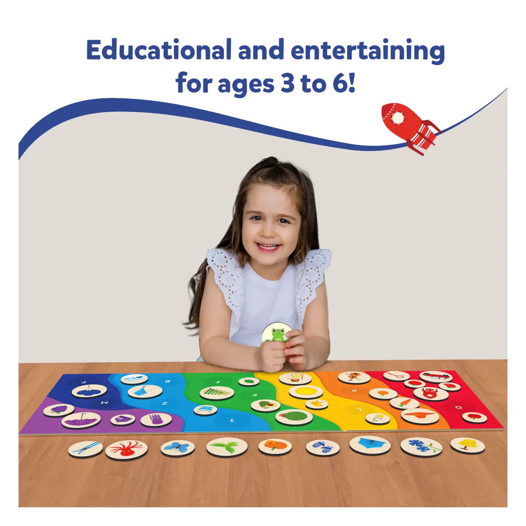 SKILLMATICS Alphabet Rainbow | Magnetic Matching Activity (ages 3-6)