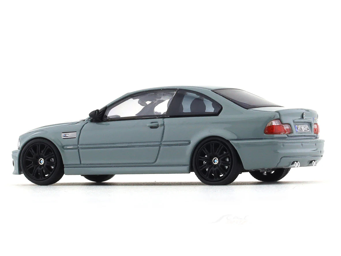 1:64 Street Weapon BMW M3 E46 grey Stance Hunters diecast scale model collectible
