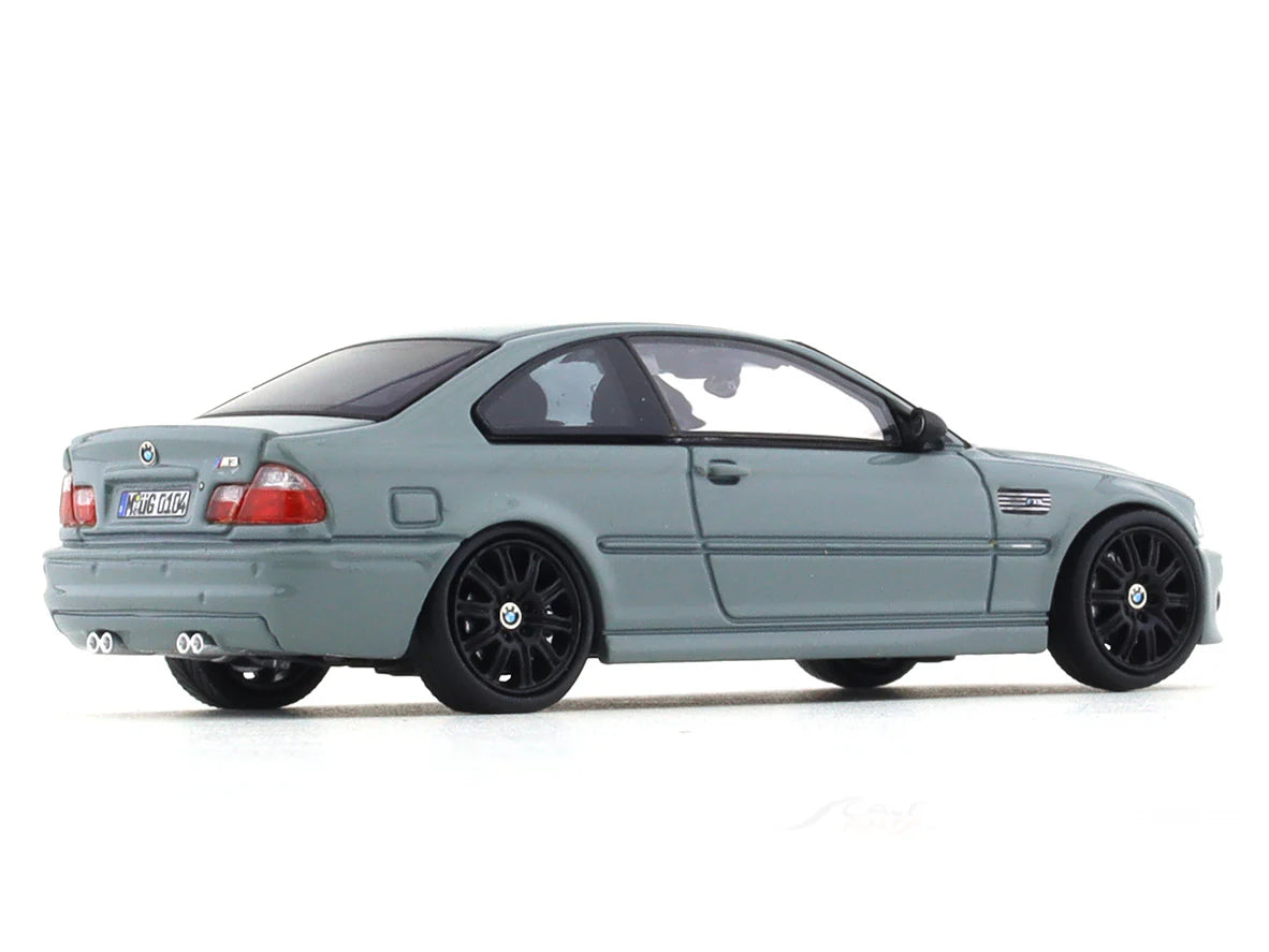 1:64 Street Weapon BMW M3 E46 grey Stance Hunters diecast scale model collectible