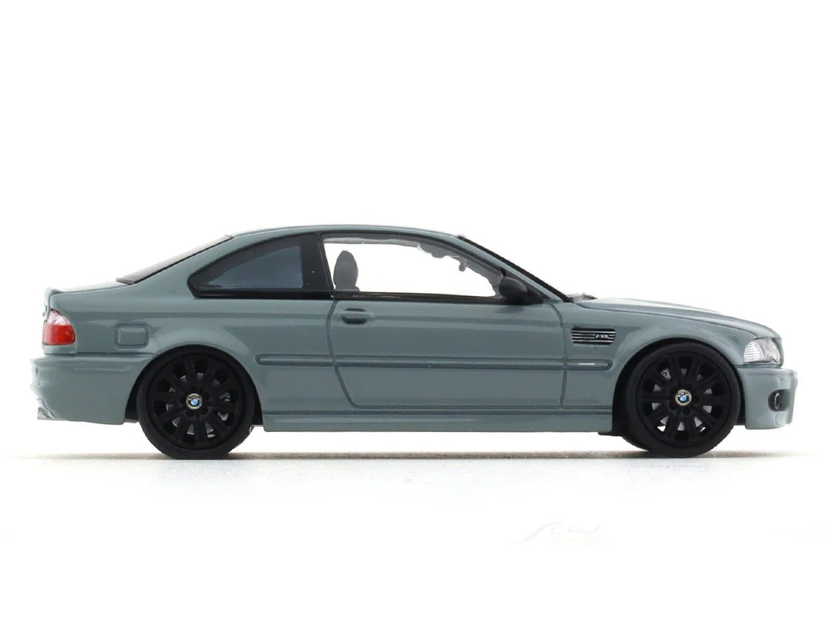1:64 Street Weapon BMW M3 E46 grey Stance Hunters diecast scale model collectible