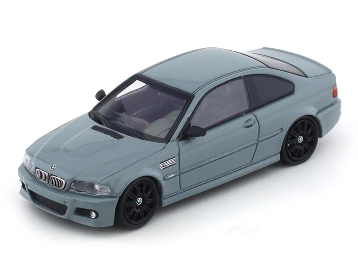 1:64 Street Weapon BMW M3 E46 grey Stance Hunters diecast scale model collectible