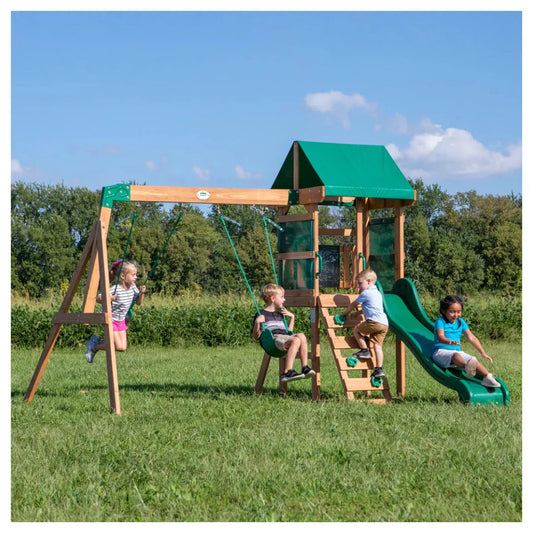 Buckley Hill Playtower with Swing and Slide