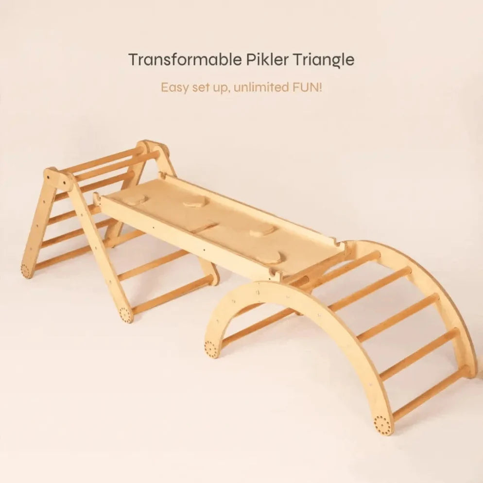 Curious Cub Transformable Pikler Triangle