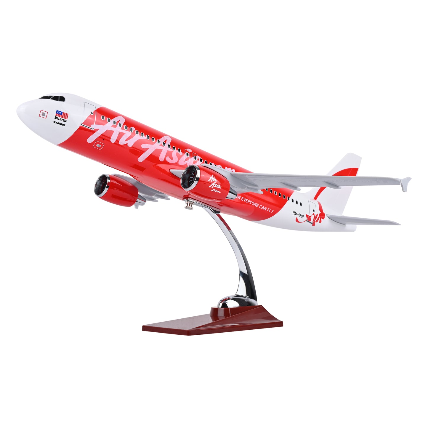 Diecast Aeroplane Scale Model 46cm 1:160 A320 AIR ASIA