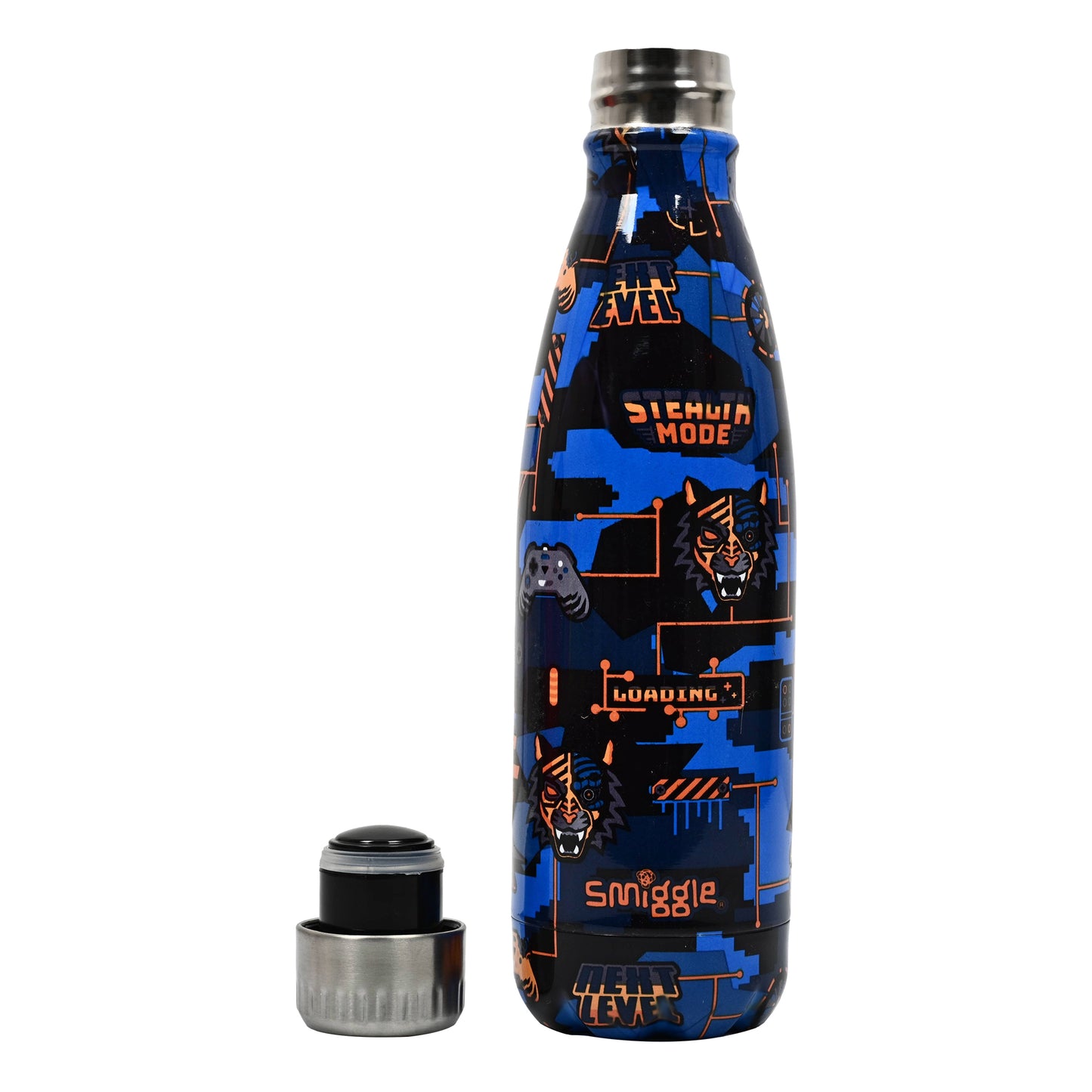 Smiggle Insulated Stainless Steel Drink Bottle 480ml – GAMING