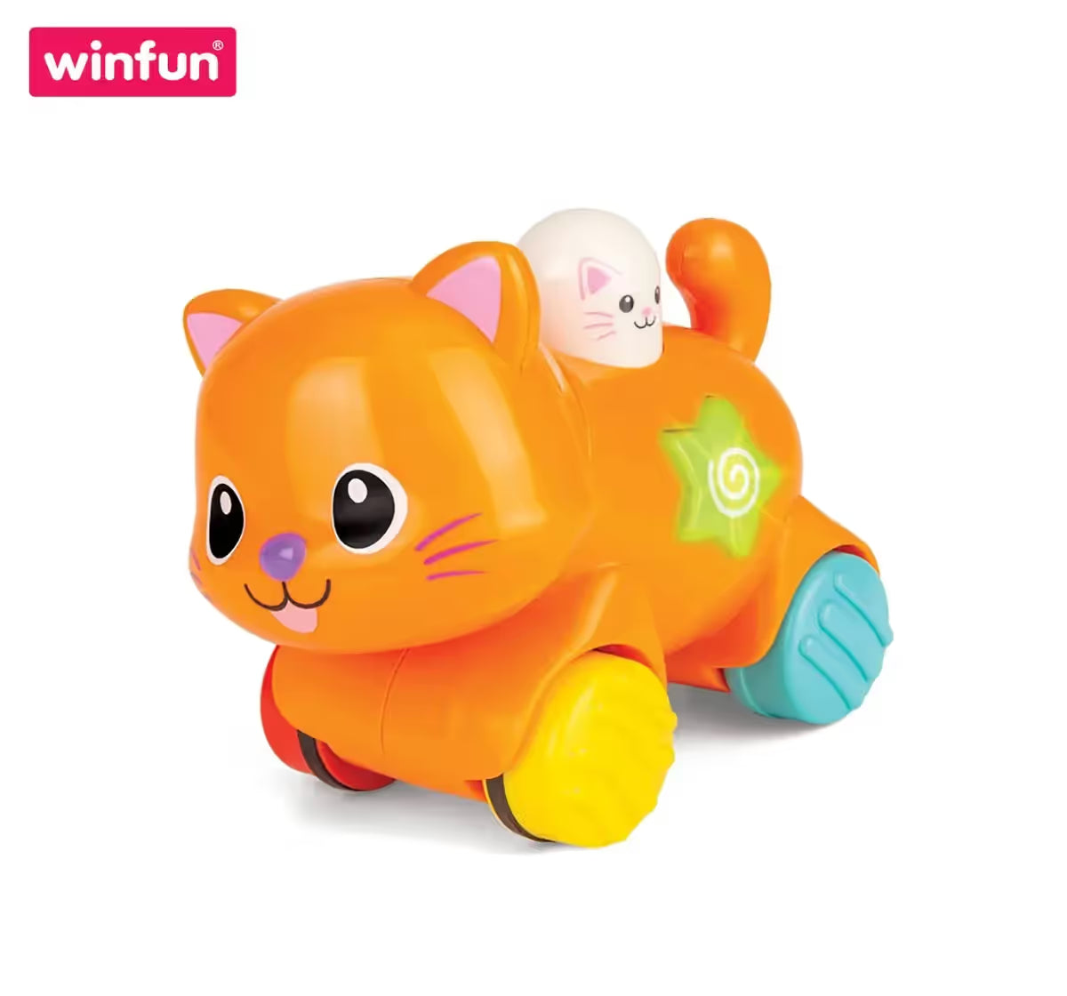 Winfun Press N Go Pet Kitten, 6M+
