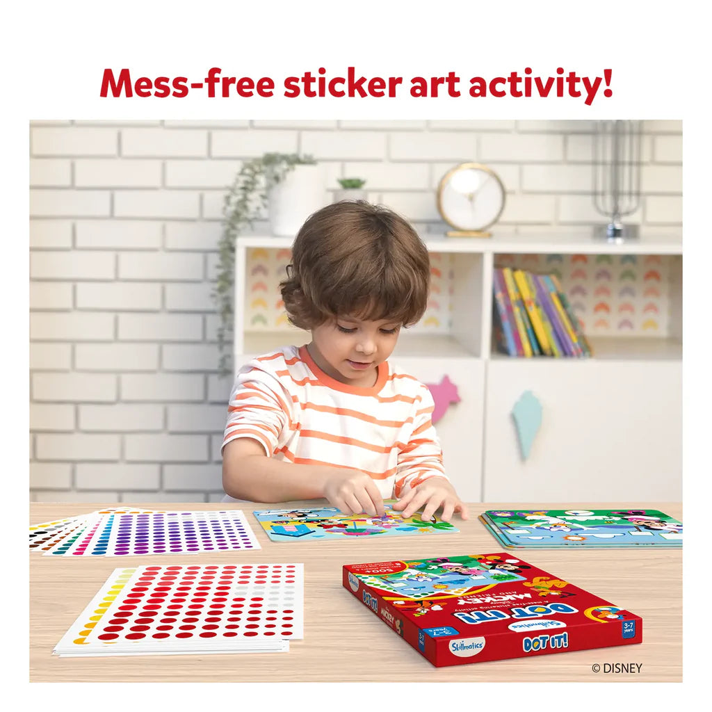 SKILLMATICS Dot it! - Mickey And Friends | No Mess Sticker Art (ages 3-7)