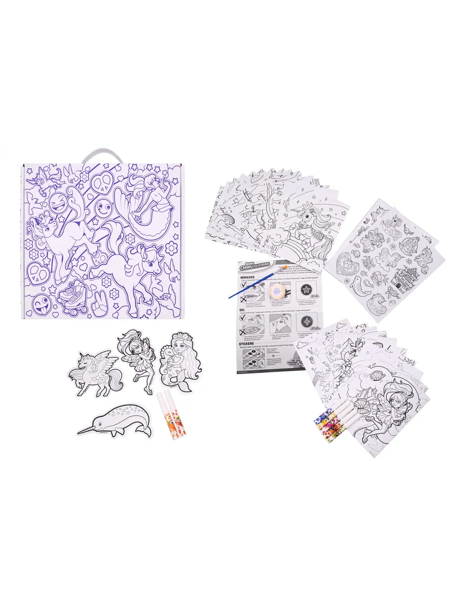 SCENTOS CleanColouring™ Pizza Box - Enchanted