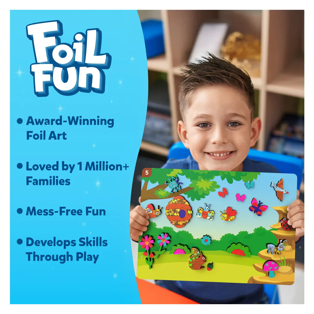 SKILLMATICS Foil Fun: Bugs & Butterflies | No Mess Art Kit (ages 4-9)