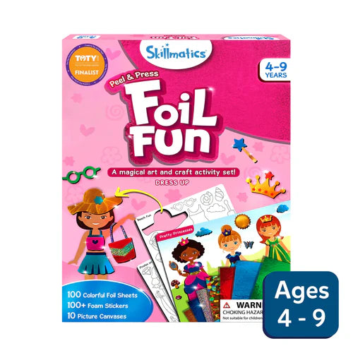 SKILLMATICS Foil Fun: Dress Up | No Mess Art Kit (ages 4-9)