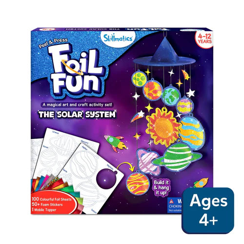 SKILLMATICS Foil Fun: Solar System | No Mess Art Kit (ages 4-12)