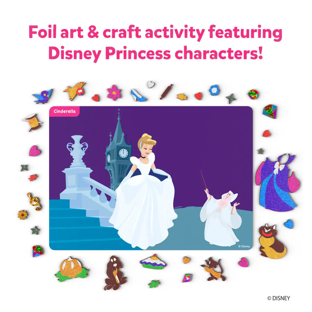 SKILLMATICS Foil Fun Disney Princess | No Mess Art Kit (ages 4-9)