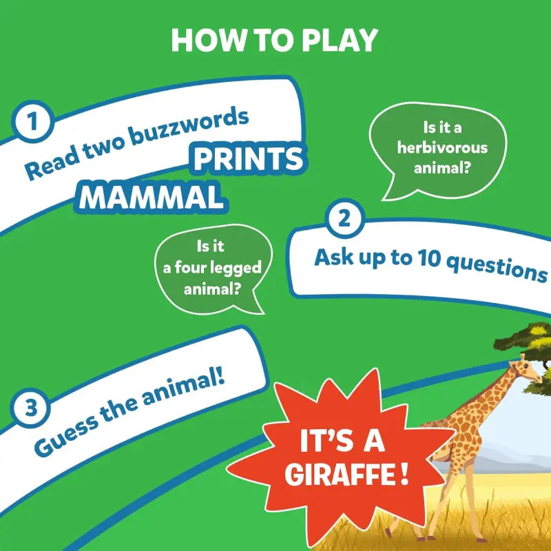 SKILLMATICS Guess in 10: Animal Kingdom | Trivia card game (ages 6+)