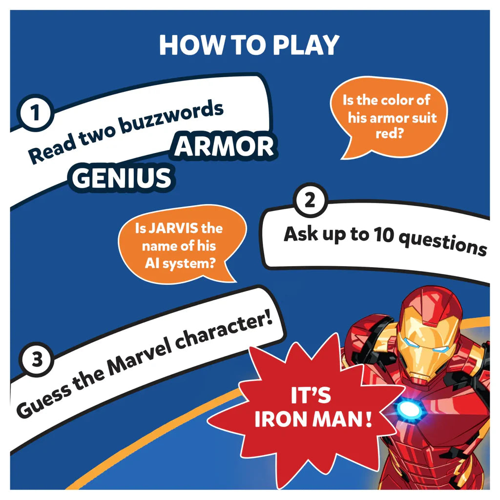 SKILLMATICS Guess in 10: Marvel | Trivia card game (ages 8+)