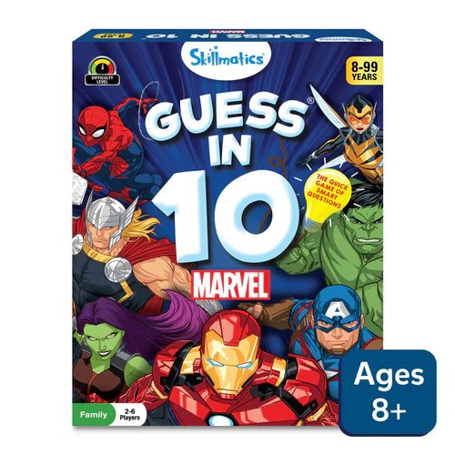 SKILLMATICS Guess in 10: Marvel | Trivia card game (ages 8+)