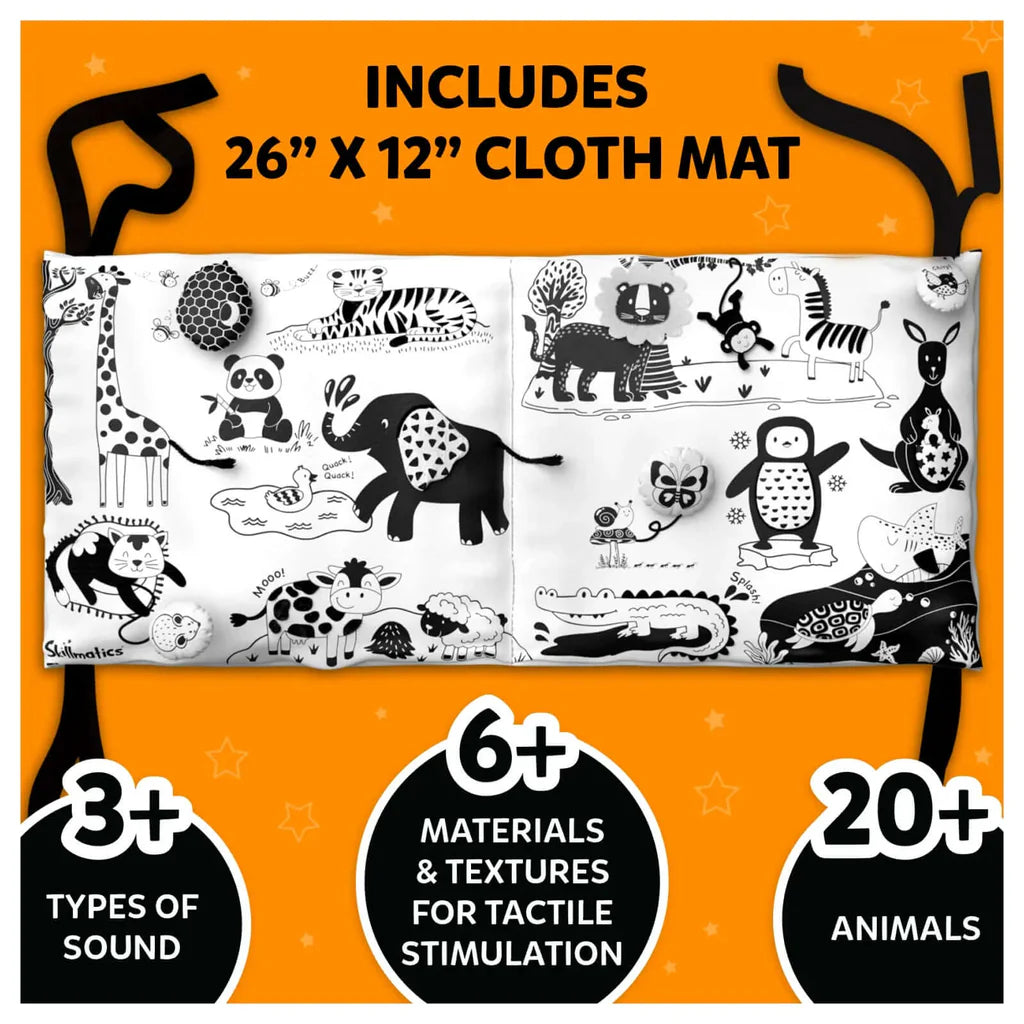 SKILLMATICS High Contrast Sensory Cloth Mat (0-18 months)