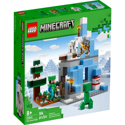 LEGO 21243 Minecraft The Frozen Peaks - 304 Pieces