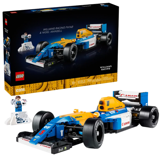 LEGO 10353 Icons Williams Racing FW14B & Nigel Mansell (799 Pieces)
