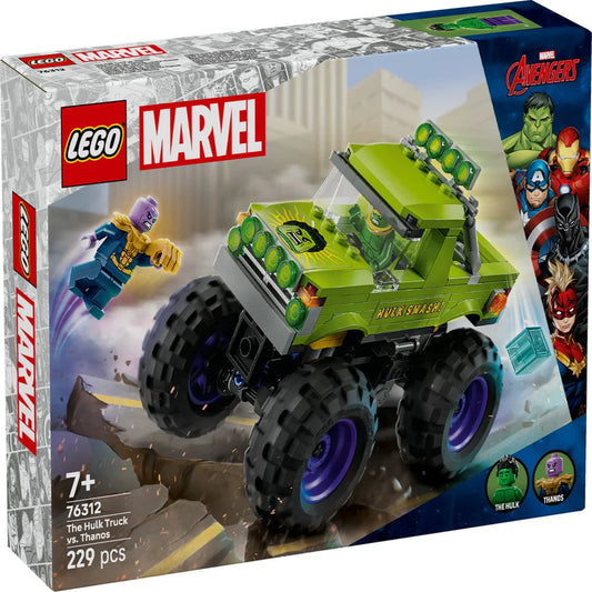 Lego Marvel The Hulk Truck vs. Thanos 76312