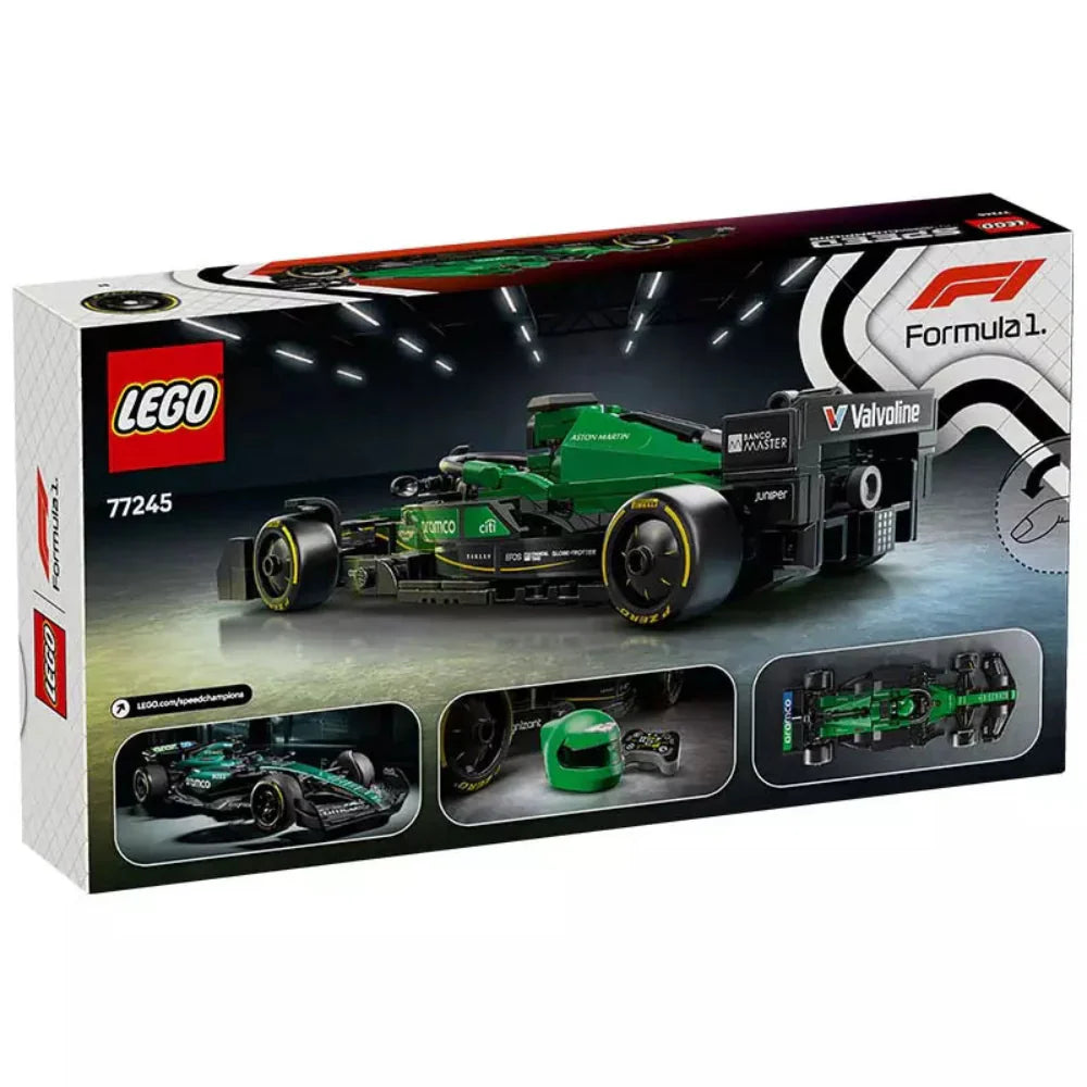 LEGO 77245 Speed Champions Aston Martin Aramco F1 AMR24 Race Car (269 Pieces)