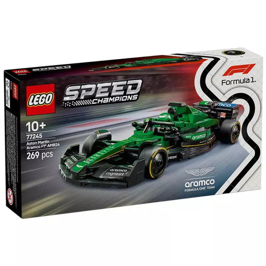 LEGO 77245 Speed Champions Aston Martin Aramco F1 AMR24 Race Car (269 Pieces)
