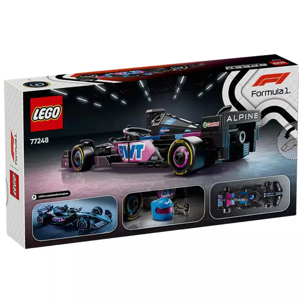 LEGO 77248 Speed Champions BWT Alpine F1 Team A524 Race Car (258 Pieces)