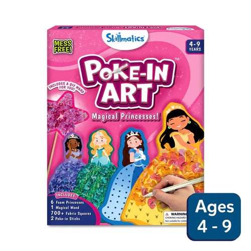 SKILLMATICS Poke-in Art: Magical Princesses | No Mess Art for Kids (ages 4-9)