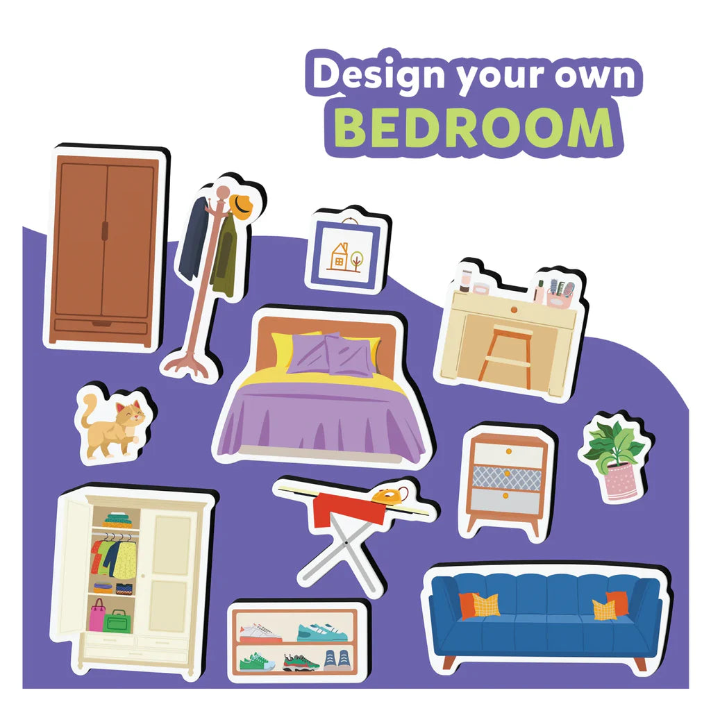 SKILLMATICS Magnetopia - Design Your Own Home | Interactive Pretend Play Set (ages 3-7)