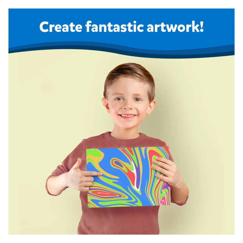 SKILLMATICS Marbling Magic Paint Kit | Water Marbling Kit (ages 6-12)