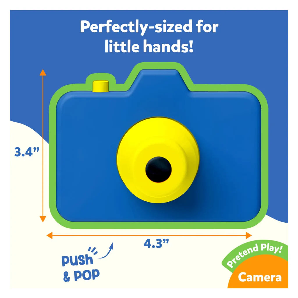 SKILLMATICS Push & Pop: Camera | Sensory & Fidget Toy (Ages 9-24 months)