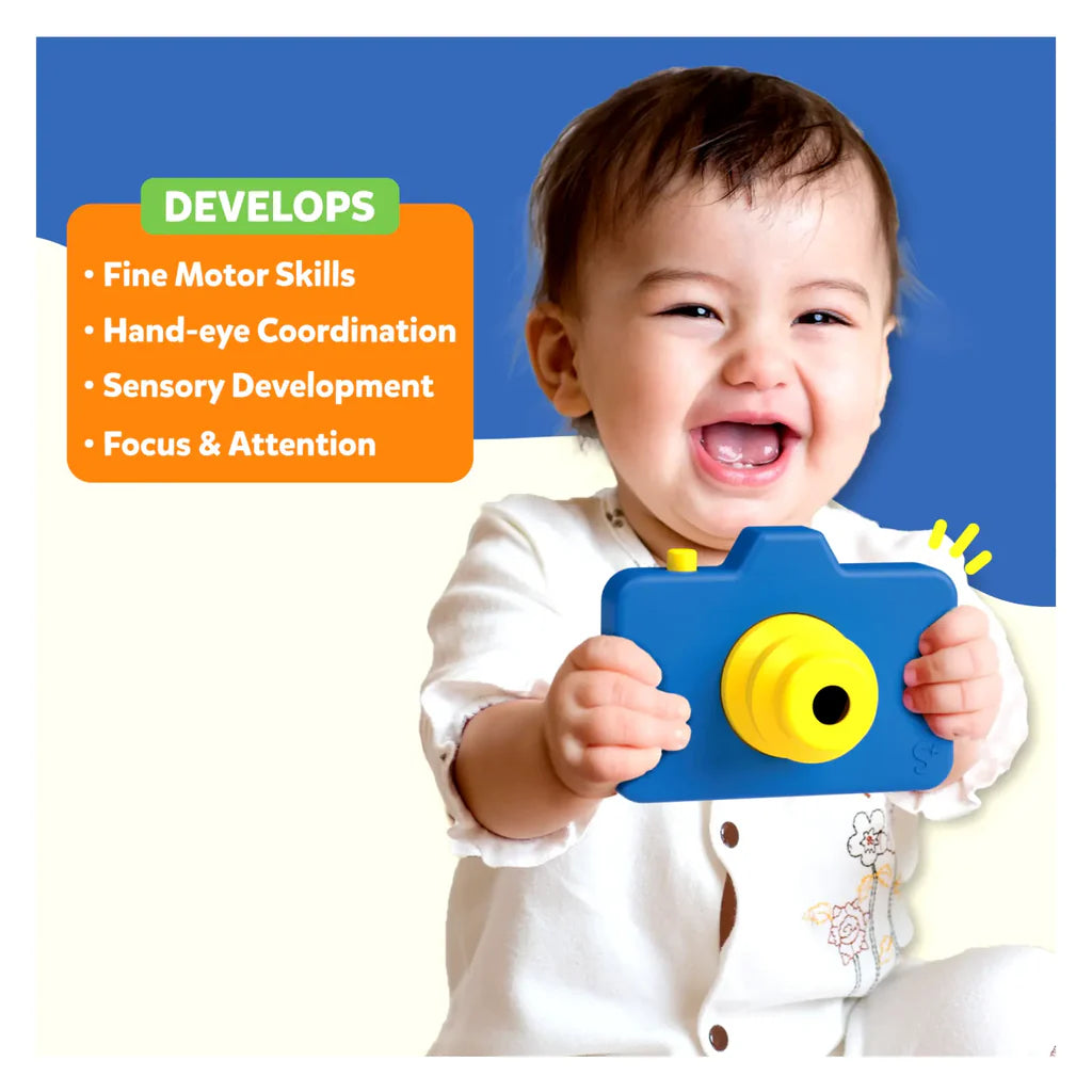 SKILLMATICS Push & Pop: Camera | Sensory & Fidget Toy (Ages 9-24 months)