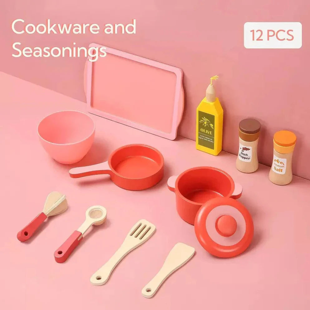 Open Ended Cookware Playset -12pcs
