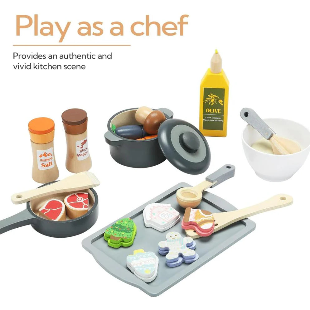 Open Ended Cookware Playset -12pcs
