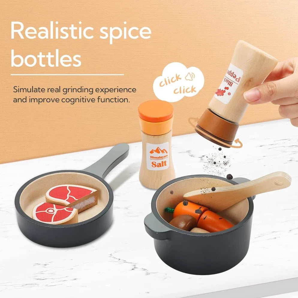 Open Ended Cookware Playset -12pcs