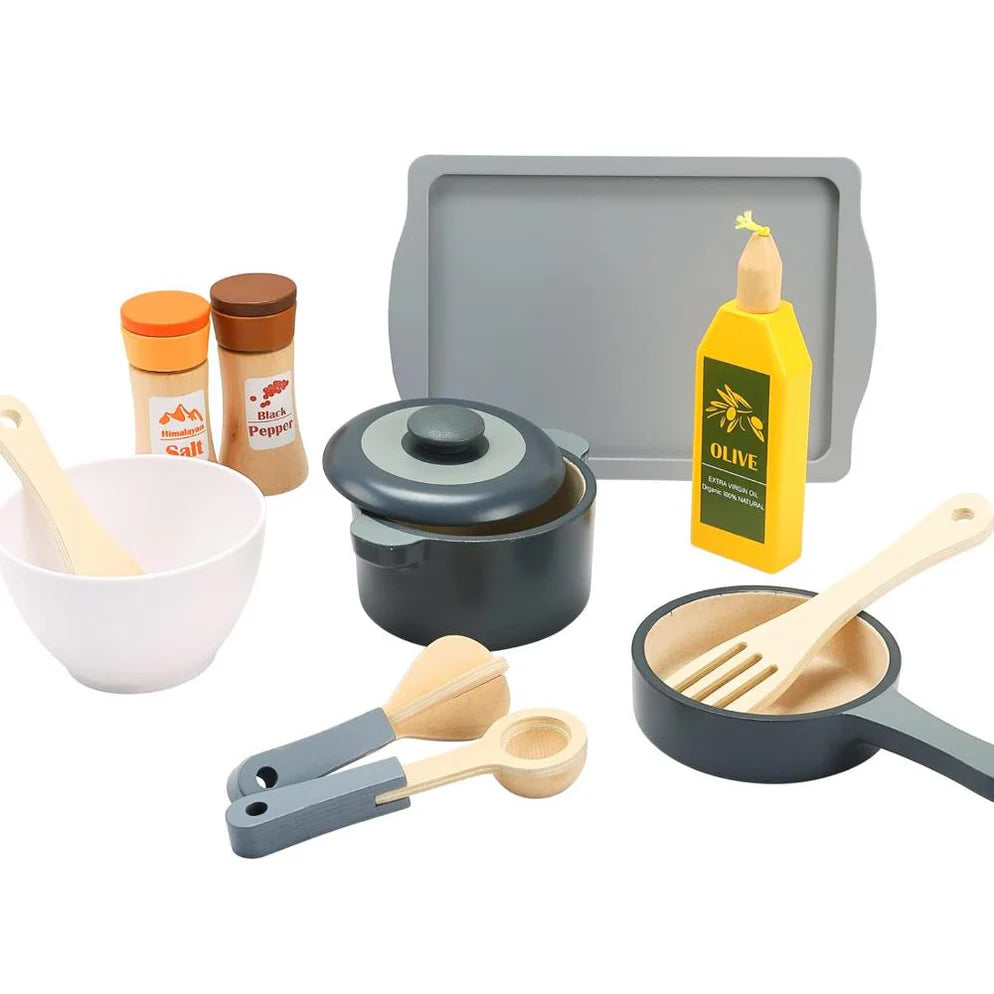 Open Ended Cookware Playset -12pcs