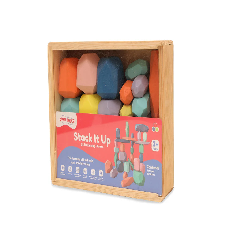 Open Ended Stack It Up - 28 pcs Balancing Stones