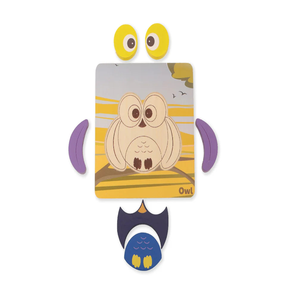 Open Ended Toddler's First 6 In 1 Puzzle