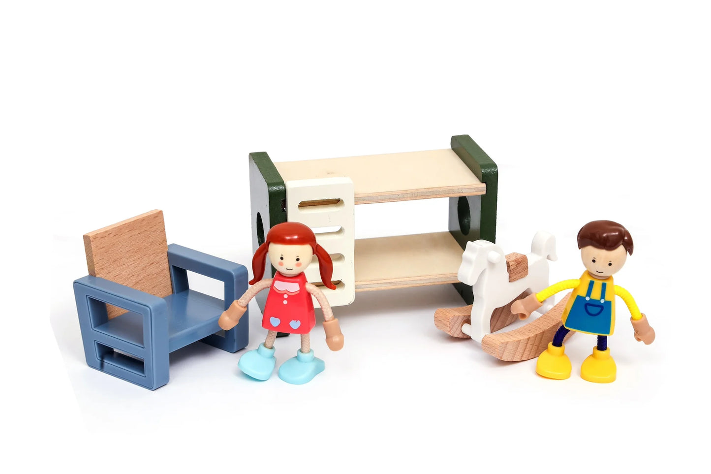 Open Ended Wooden Dollhouse