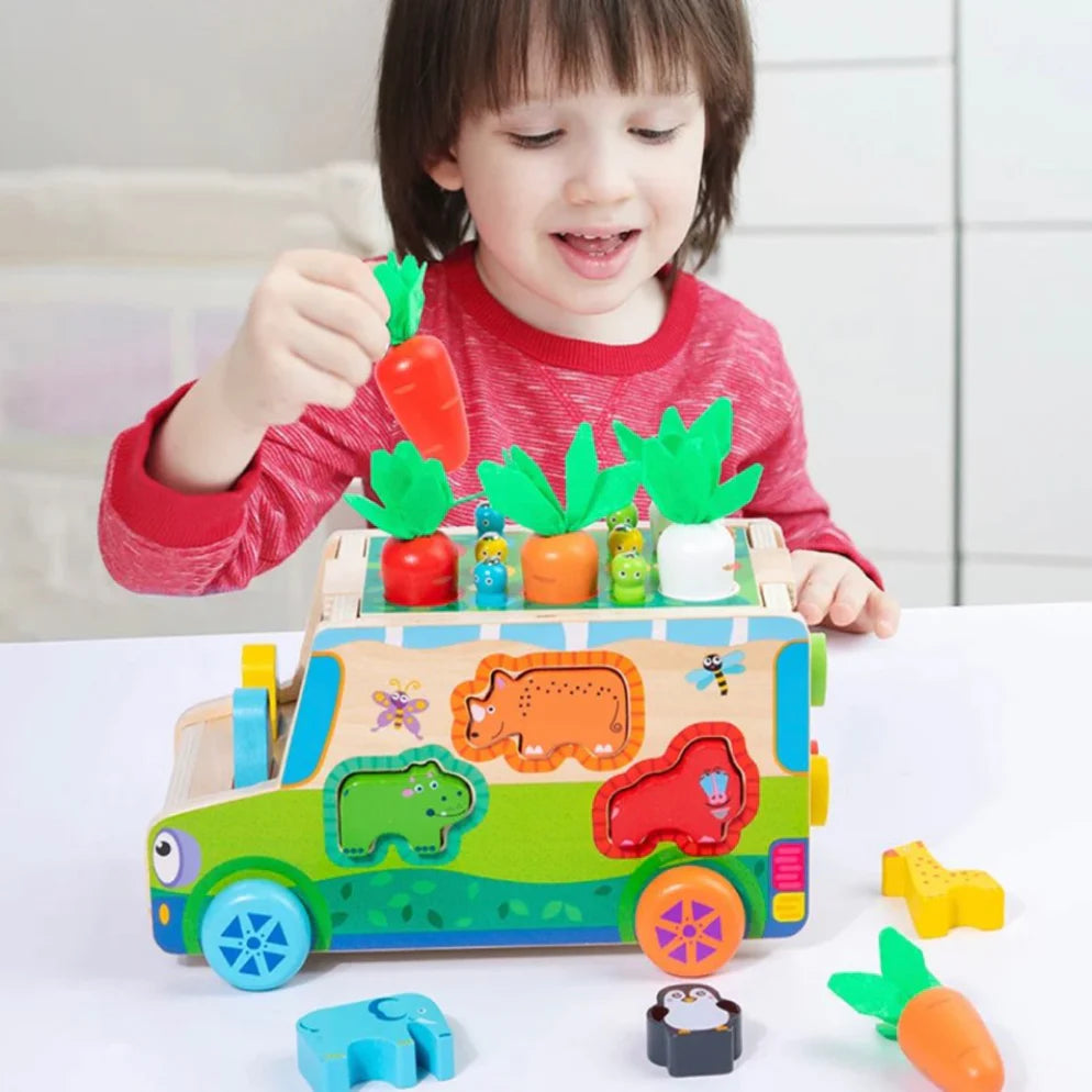 Open Ended Wooden Multi Functional Radish cart