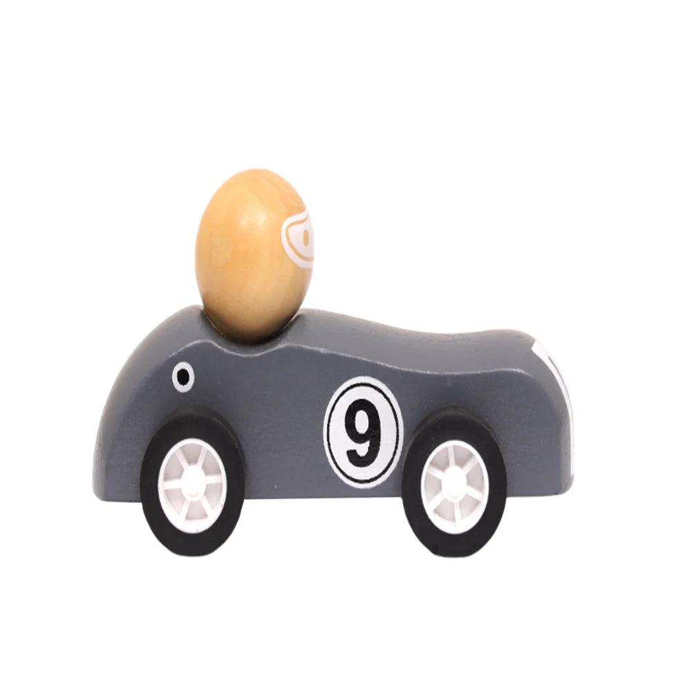 Open Ended Wooden Pull Back Race Car