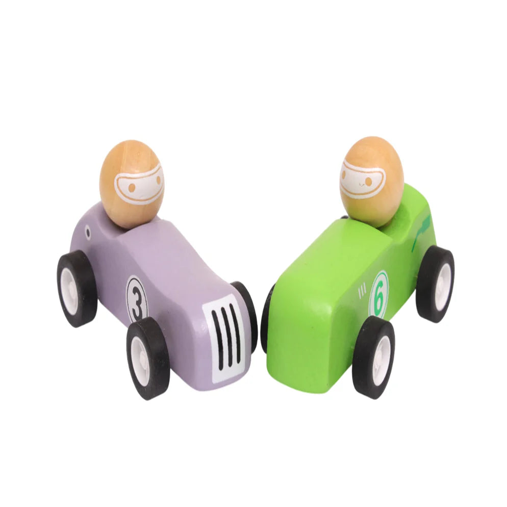 Open Ended Wooden Pull Back Race Car