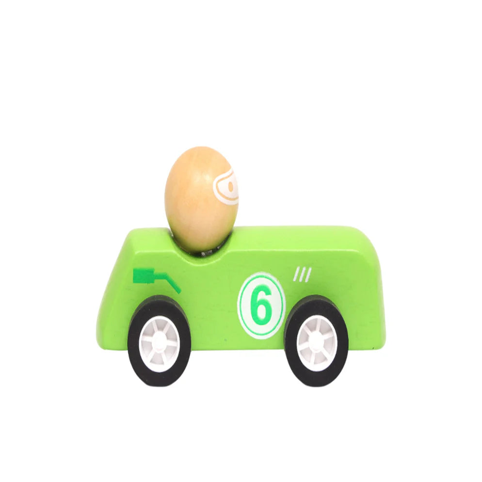 Open Ended Wooden Pull Back Race Car